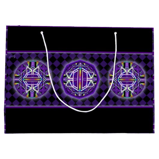 Paars W3 Groot Cadeauzakje (Achterkant)