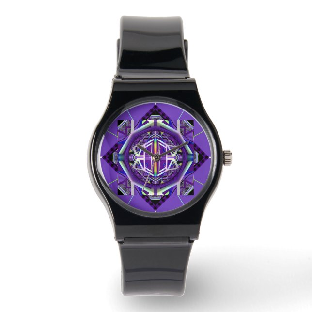 Paars W3 Horloge (Voorkant)