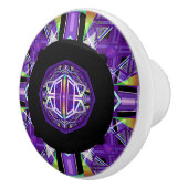 Paars W3 Keramische Knop (Rechts)