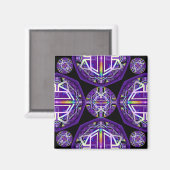 Paars W3 Magneet (Voorkant / Achterkant)