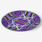 Paars W3 Papieren Bordje (Gekanteld)