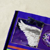 Paars W3 Strandlaken (In situ)