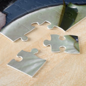 Paars water Lilies Puzzle Legpuzzel (Zijkant)