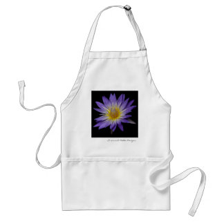Paars Water Lily Apron Standaard Schort
