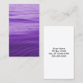 Paars water visitekaartje (Voorkant / Achterkant)