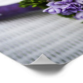 Paars Wedding Bouquet Poster (Hoek)