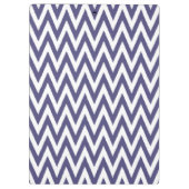 Paars White Chevron Monogram Klembord (Achterkant)
