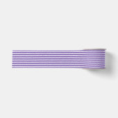 Paars-White Stripes Pattern Grosgrain Lint (Voorkant)