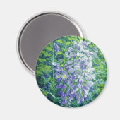 Paars Wisteria Magnet Magneet (Voorkant / Achterkant)