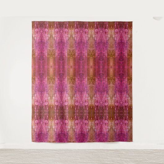 Paars X 1974 Ikat 8 Wandkleed (Voorkant)