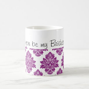 Paars Zal je mijn Bridesmaid koffiemok zijn?