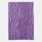 Paars Zebra Abstract Theedoek (Verticaal)