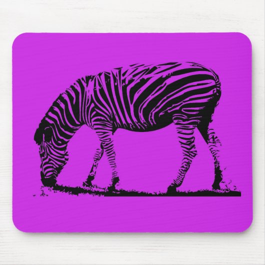 Paars Zebra Muismat (Voorkant)