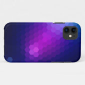 Paars zeshoekig naadloos grafisch Case-Mate iPhone case (Achterkant (horizontaal))