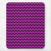Paars Zig Zag Glitter Muismat (Voorkant)