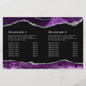 paars zilveragaat bivoudig brochure (Achterkant)