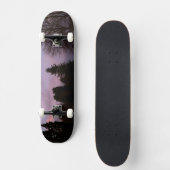 Paars zonnehembord skateboard (Voorkant)