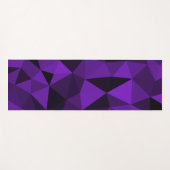 Paars zwart geometrisch gaas patroon yogamat (Voorkant (horizontaal))