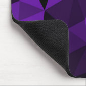 Paars zwart geometrisch mesh patroon muismat (Hoek)