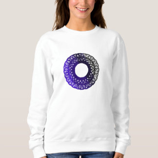 paars-zwarte torpam dames sweatshirt