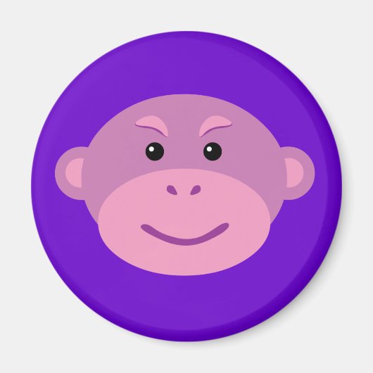 Paarse aap magneet (Voorkant)