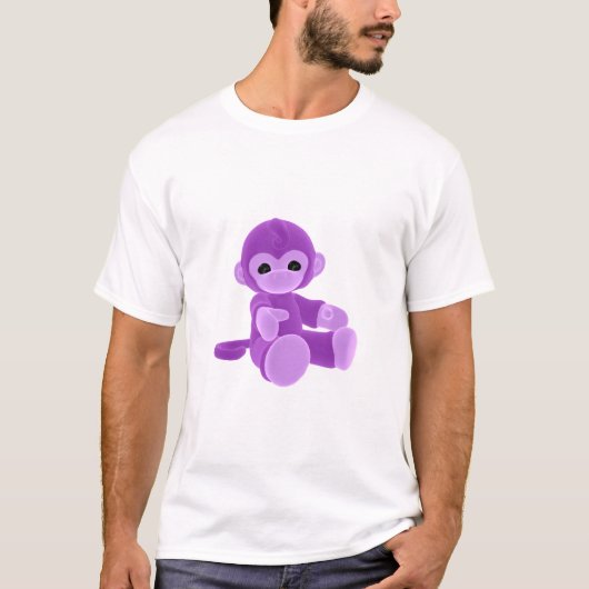 Paarse aap t-shirt (Voorkant)