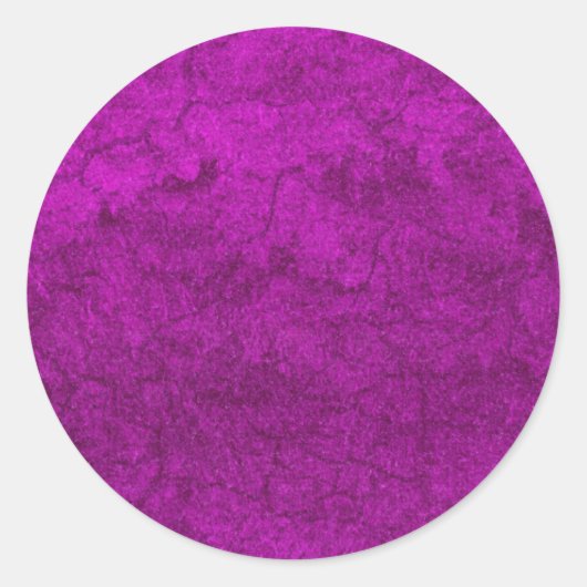 Paarse aarde ronde sticker (Voorkant)