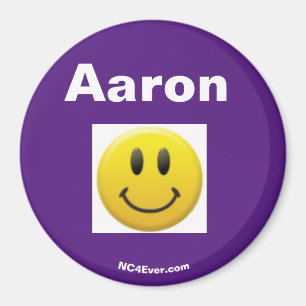 Paarse Aaron Smile magnet Magneet