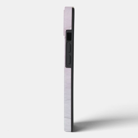 Paarse Abstracte afdruk met naam Case-Mate iPhone Case (Achterkant / Links)