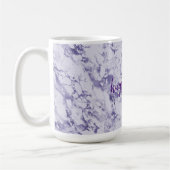 Paarse Abstracte fantasie Koffiemok (Links)