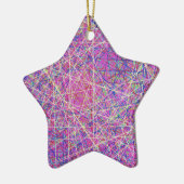 paarse abstracte kunst keramisch ornament (Links)