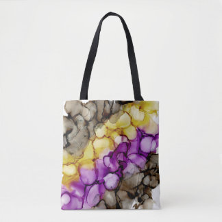 Paarse Abstracte medium Tas