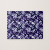 Paarse Abstracte puzzel (Horizontaal)