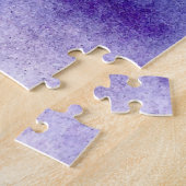 Paarse Abstracte puzzel (Zijkant)