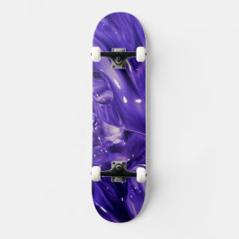 Paarse Abstracte skater board Skateboard