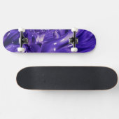 Paarse Abstracte skater board Skateboard (Horizontaal)
