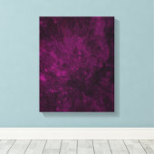 Paarse abstracte textuur canvas afdruk (Insitu (Houten vloer))