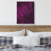 Paarse abstracte textuur canvas afdruk (Insitu (Slaapkamer))