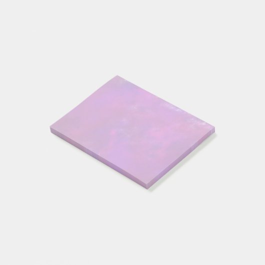 Paarse Abstracte Waterverf Post-it® Notes (Schuin)