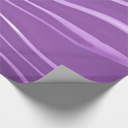 Paarse achtergrond en strepen cadeaupapier (Hoek)