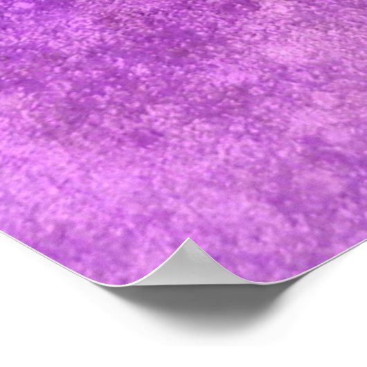 Paarse achtergrond grijptextuur poster (Hoek)