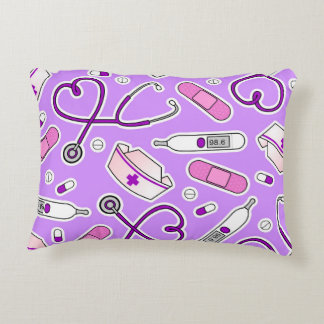 Paarse achtergrond voor nasleep decoratief kussen