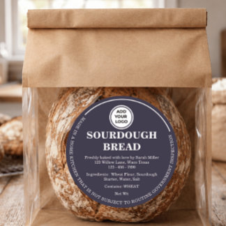 Paarse Add Logo Cottage Law Sourdough Brood Label