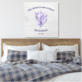 Paarse afdruk van het canvas van Shell (Insitu (Slaapkamer))