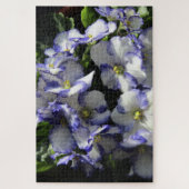 paarse afrikaanse violette bloemen puzzel (Verticaal)