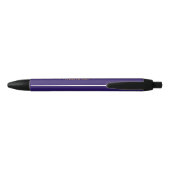 Paarse Afstuderen Keepsake Custom High School Zwarte Inkt Pen (Achterkant)