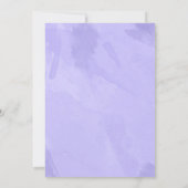 Paarse Afstuderen Uitnodiging (Achterkant)