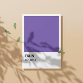 Paarse album - White Border Perfect Poster