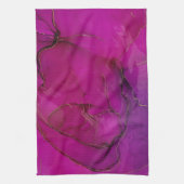 Paarse alcoholinkt theedoek (Verticaal)