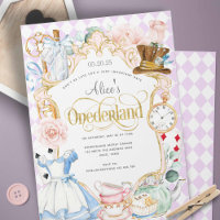 Paarse Alice wonderland theefeestje dolle broedste